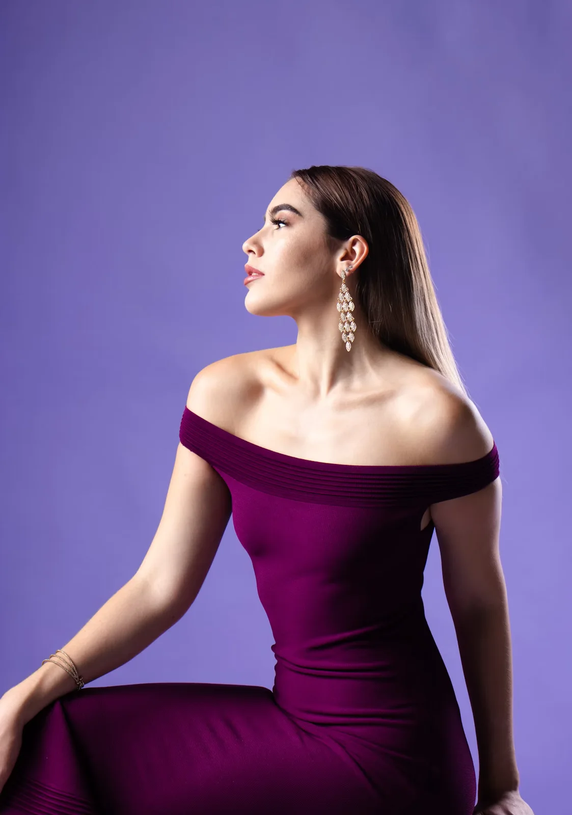 Silk Midi Dress
